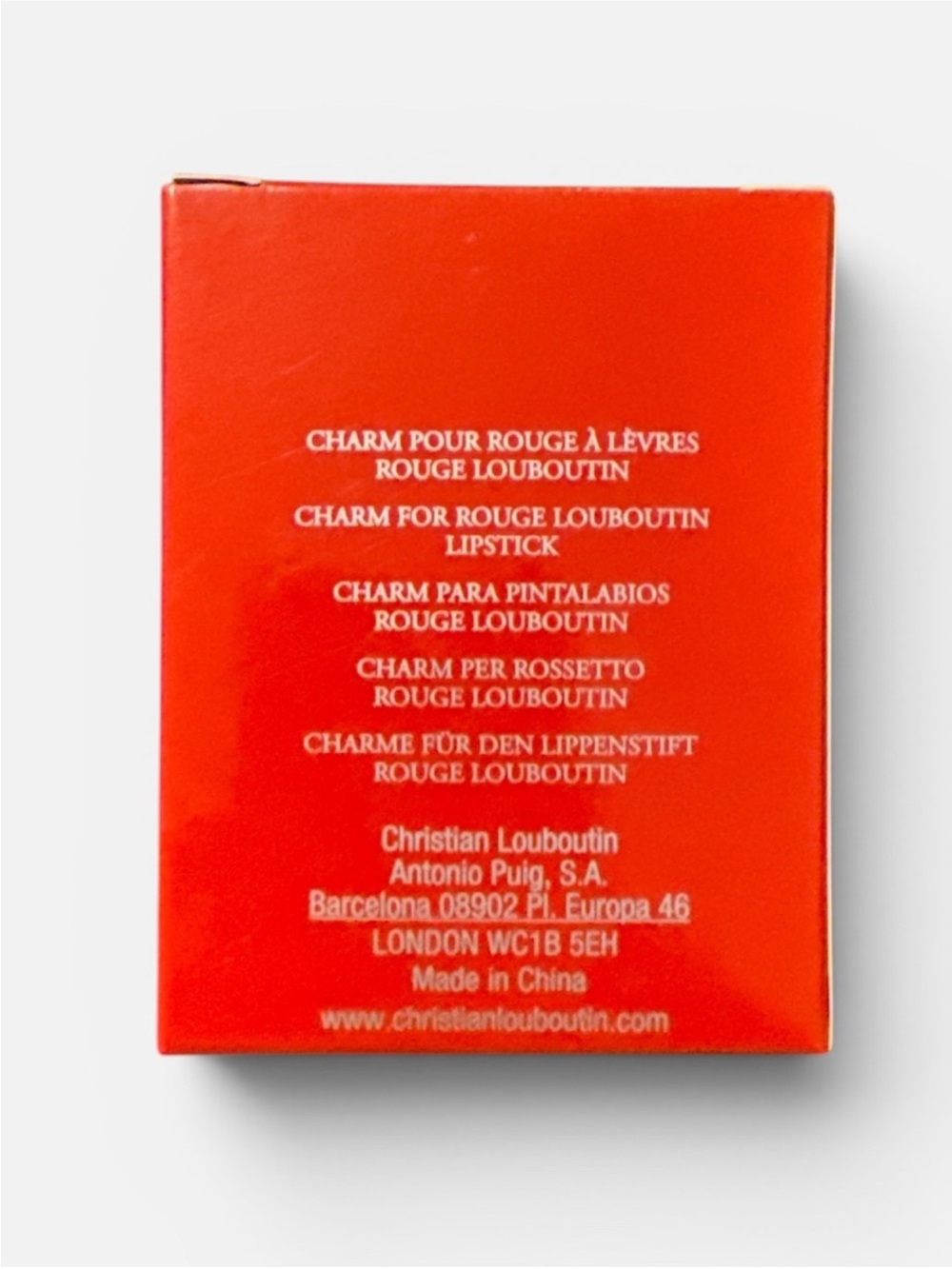 Christian Louboutin Charm for Rouge Louboutin Lipstick - Pink
Purse NIB RARE - Picture 7 of 7